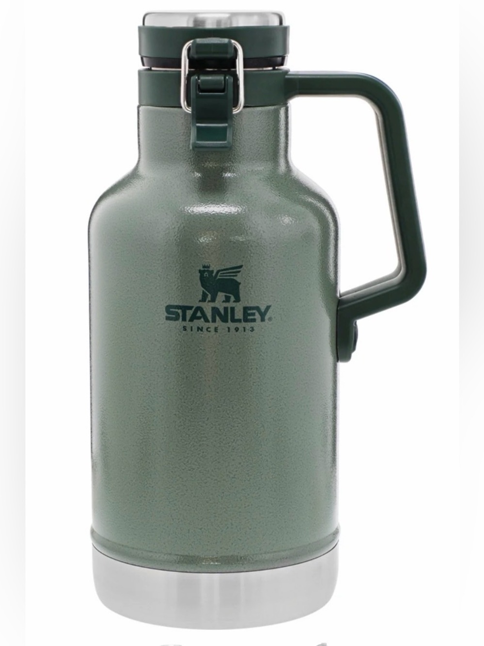 Stanley Classic Easy-Pour Growler (64 oz) in Hammertone Green